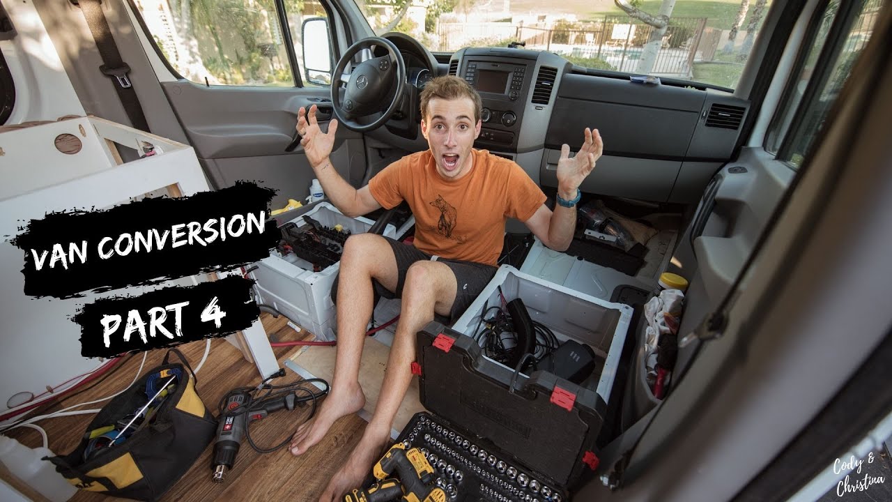 SPRINTER VAN CONVERSION PART 4 | Installing ESPAR S2 D2 Diesel Heater In Our Van
