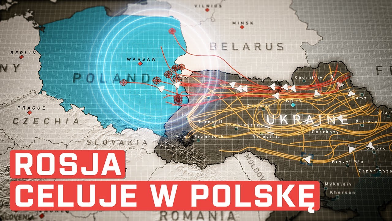 Rosyjskie drony uderzają w Polskę