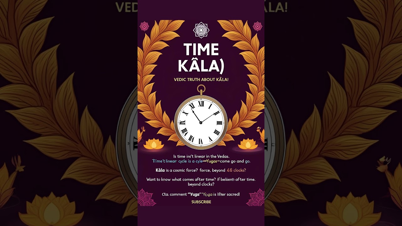 Is Time Just a Clock? Vedic Truth About Kāla!