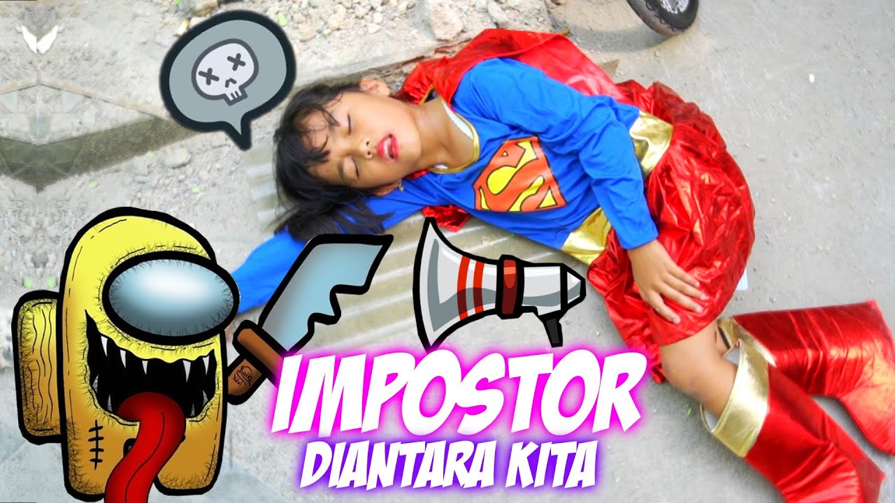 AWAS ADA IMPOSTOR DIANTARA KITA!!! | AMONG US SUPERHERO REAL LIFE | Princess Rara