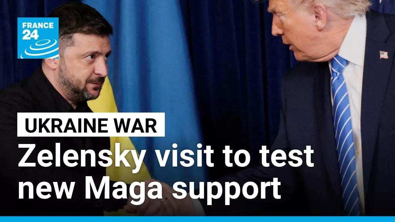 Zelensky visit White House in test to Maga's 'significant shift towards' Kyiv &bull; FRANCE 24 English