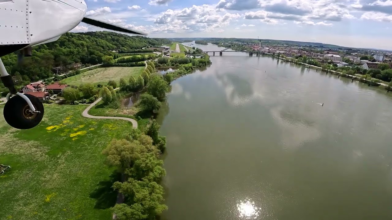 sehr schöne Landung in Vilshofen