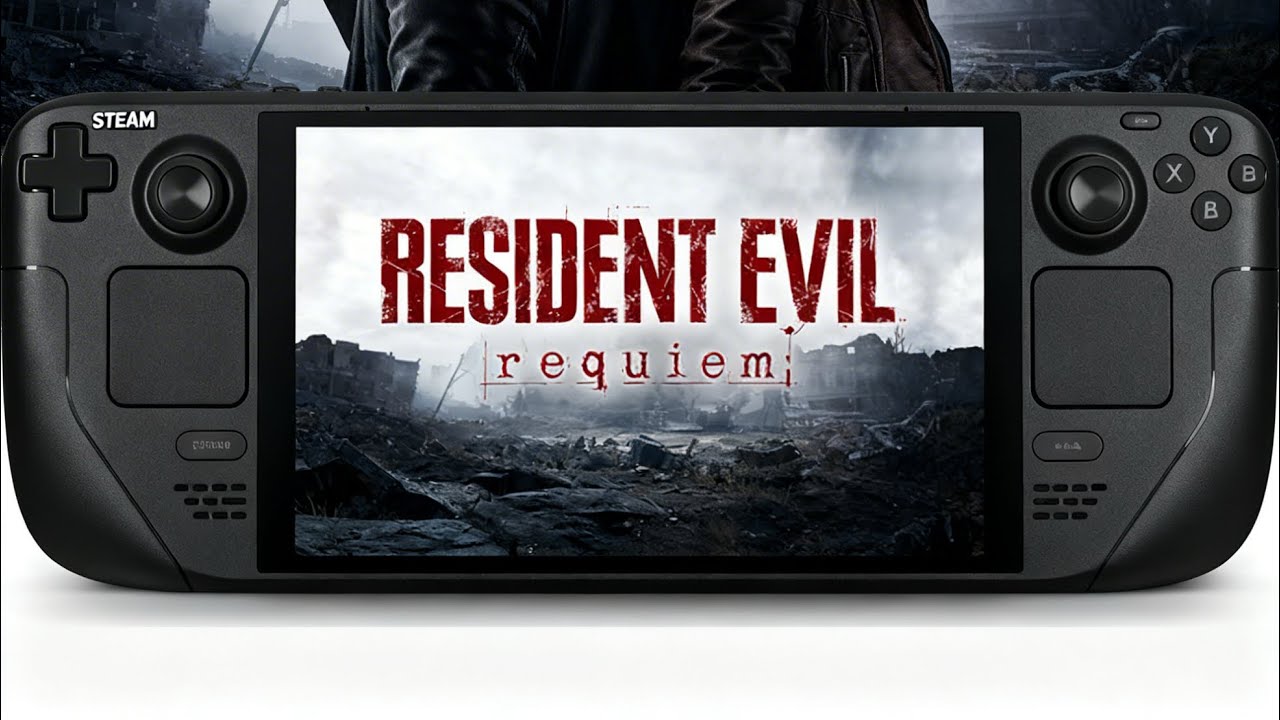 Resident Evil Requiem Обзор на Steam Deck #steamdeck #residentevil #gameplay 