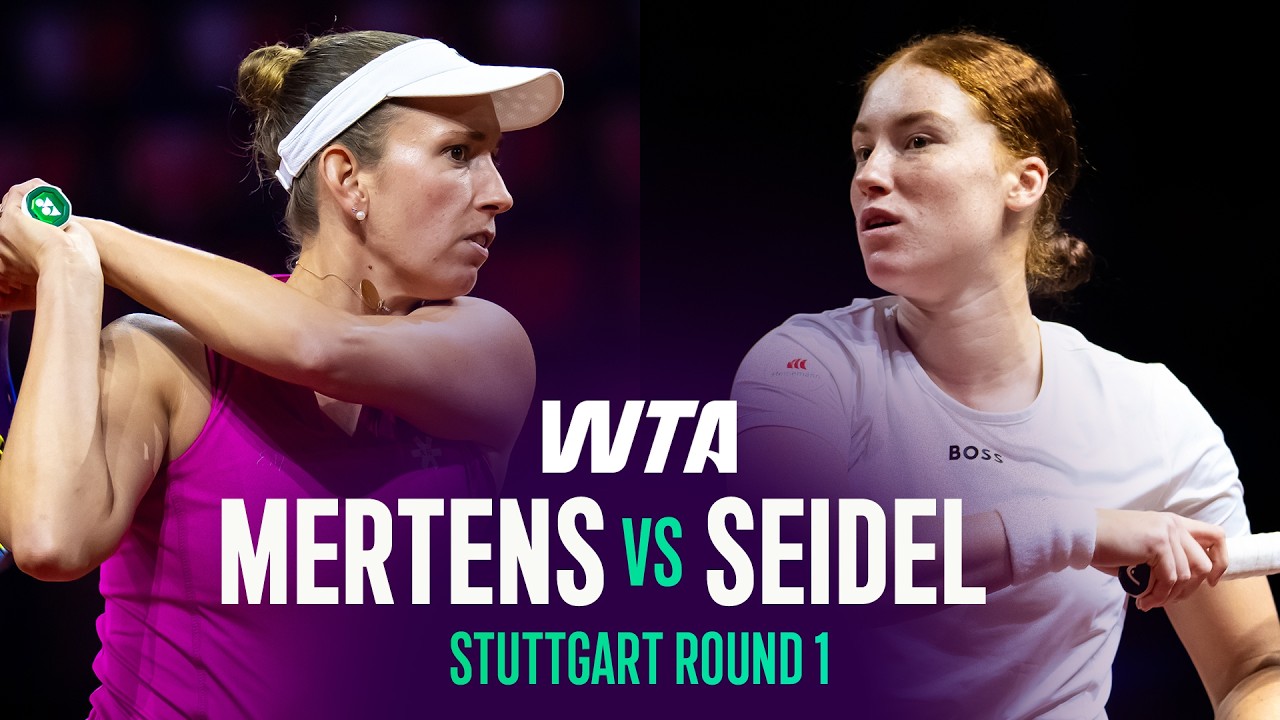 Элизе Мертенс против Эллы Зайдель | 1-й раунд турнира WTA в Штутгарте, 2026 | Обзор матча
