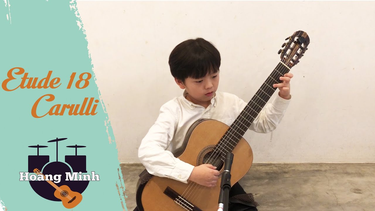 Etude 18 - Hoàng Minh drum - Carulli