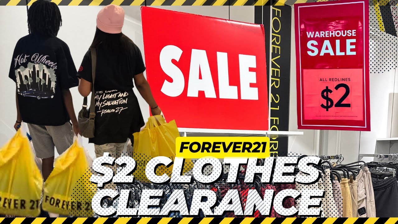 RUN! WE FOUND $2 CLOTHES AT FOREVER 21! HUGE CLEARANCE HAUL’