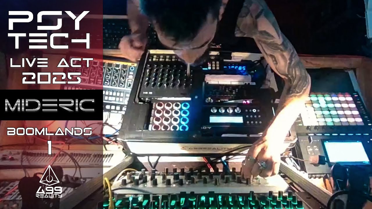 Psy Techno Live perf - MiDeRiC - Boomlands01 - 06-04-25💥💥💥 499reality.com  💥💥💥