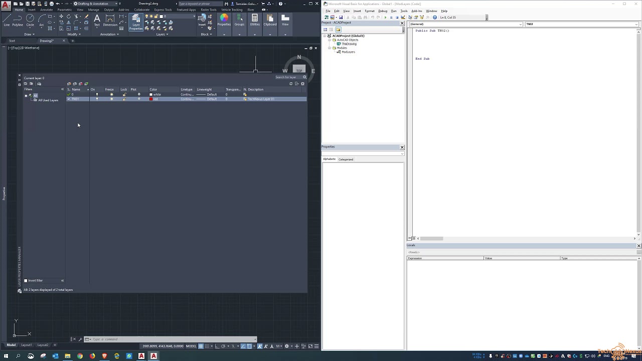 AutoCAD VBA - Creating and Customising Layers