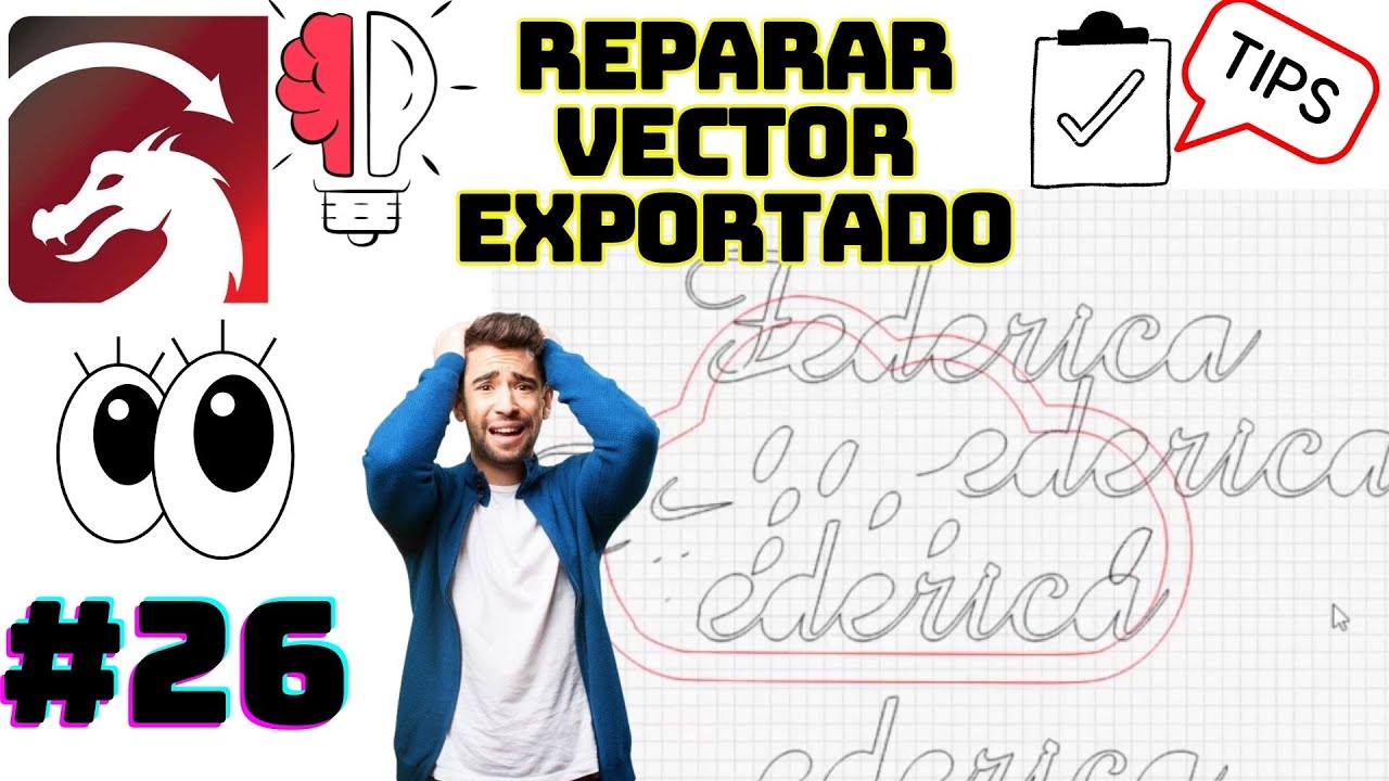 Como reparar VECTOR exportado a LIGHTBURN corte y grabado laser | Tip 26 Duda de suscriptor