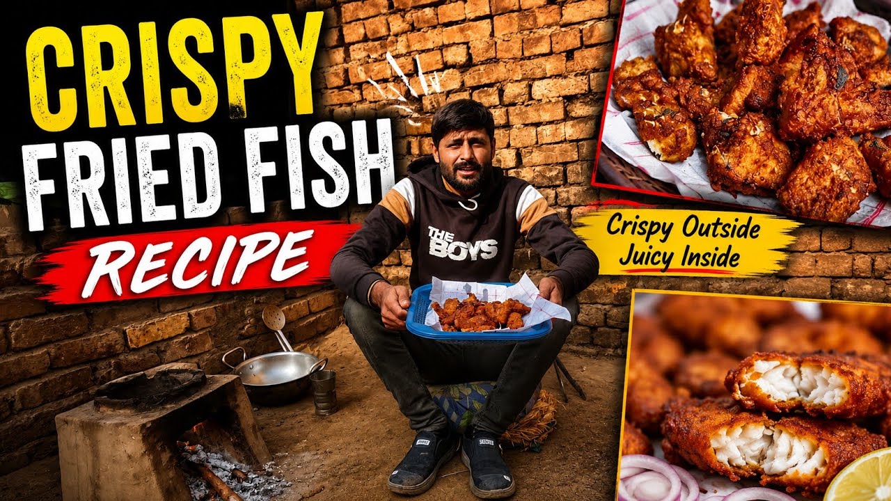 Crispy Fried Fish Recipe l Fish Fry Recipe l Restaurant Style Fried Fish l Zahid Da Kitchen Secrets 