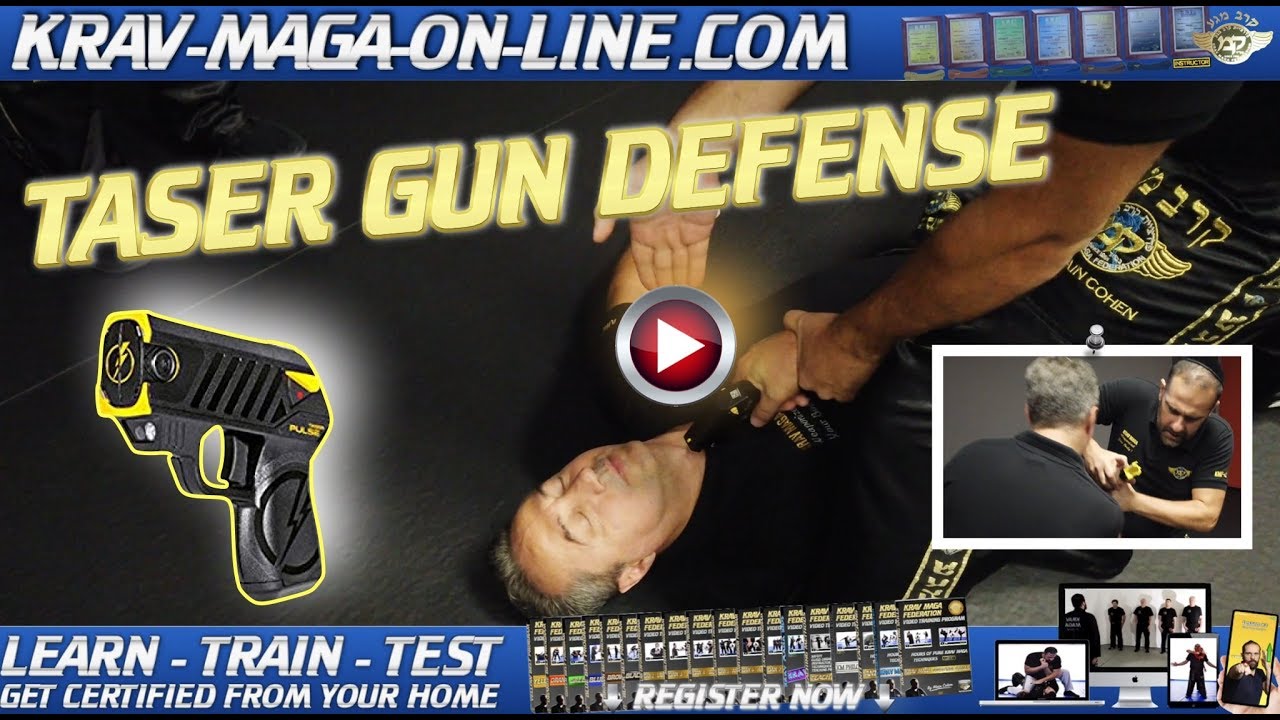 Krav Maga Defense Again a Taser Gun Threat !