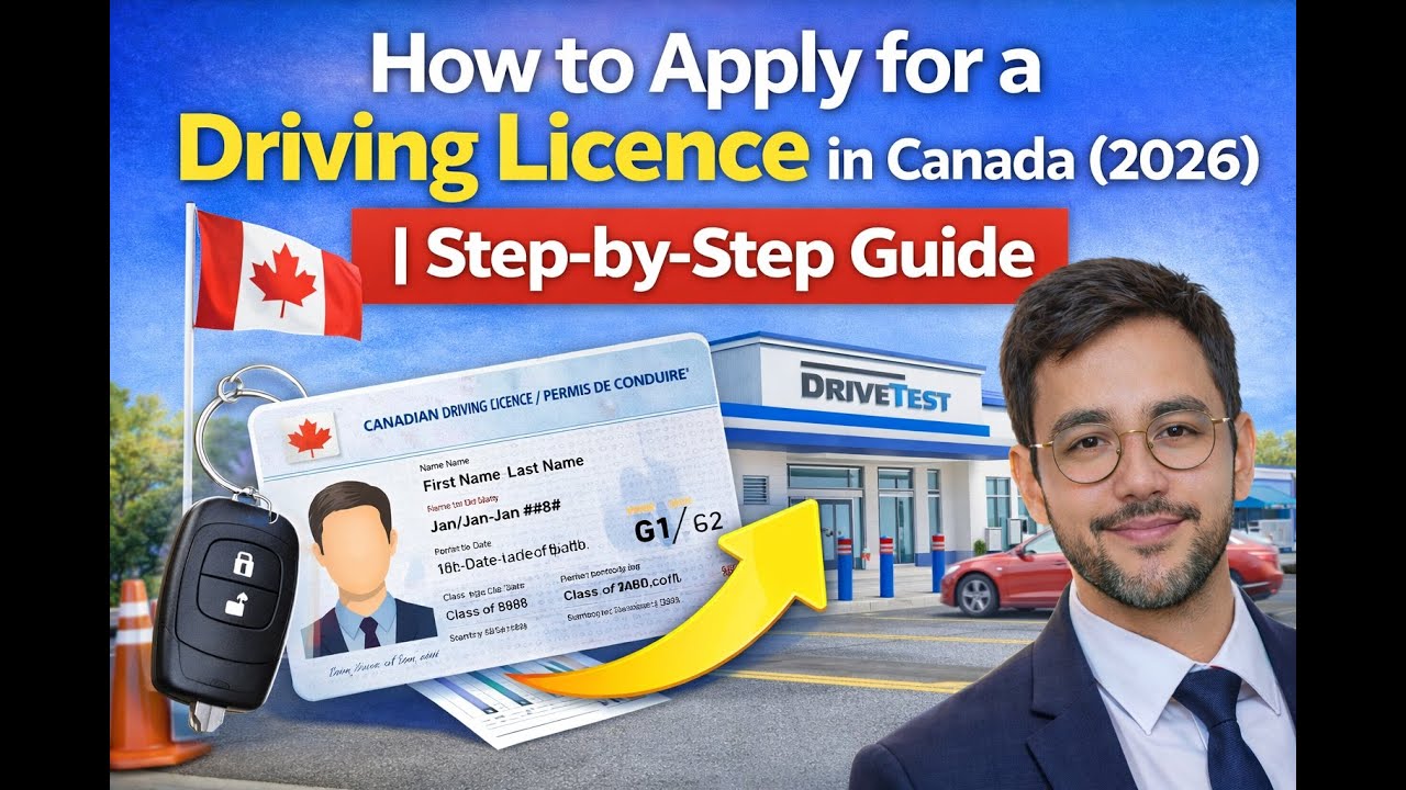 How to Apply for a Driving Licence in Canada (2026) | Step-by-Step Guide