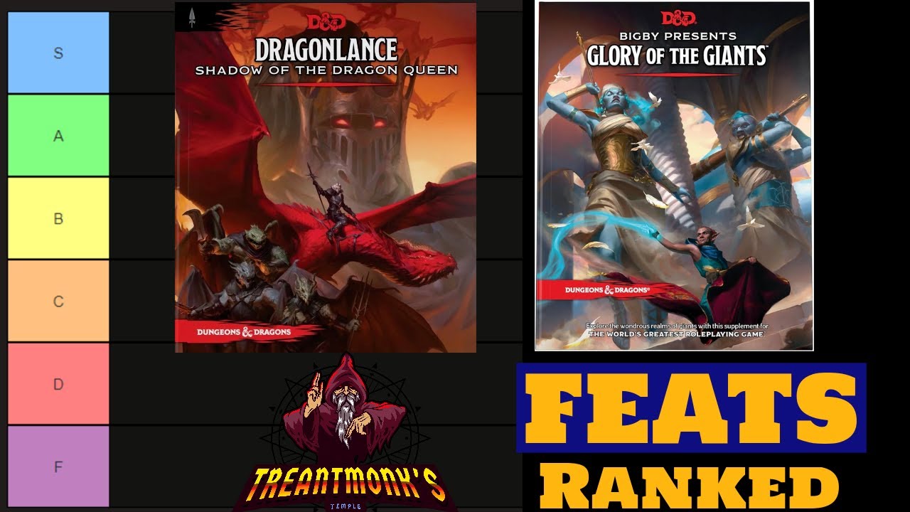 Ranking EVERY Feat in D&D 5e: Dragonlance and Glory of the Giants