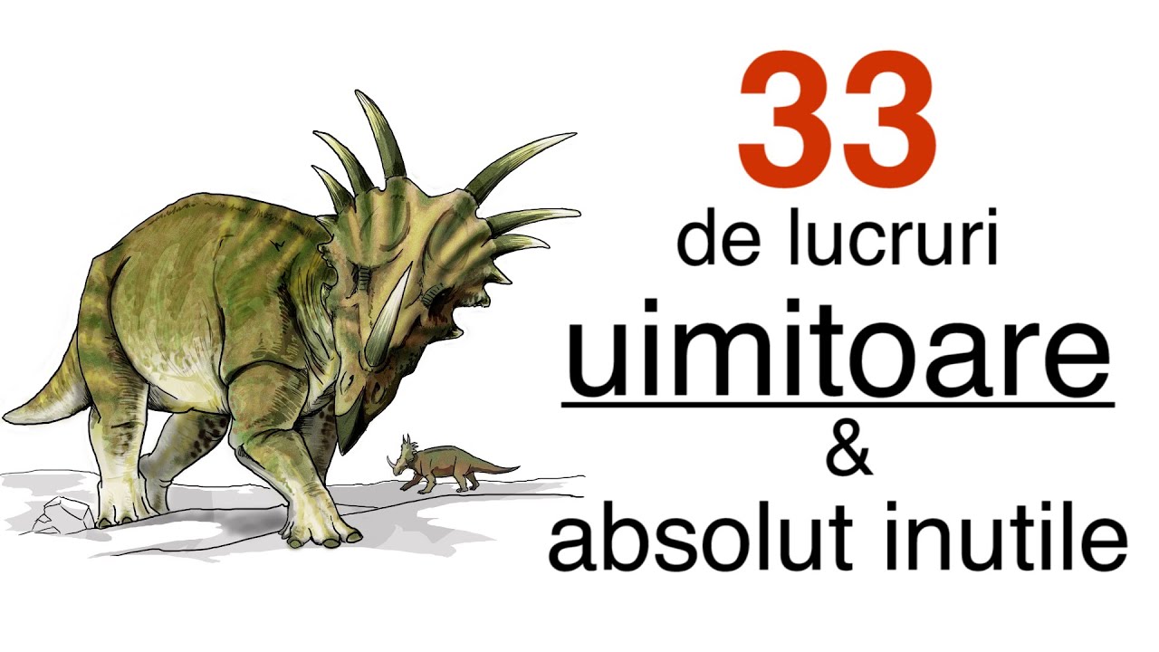 33 de lucruri uimitoare și absolut inutile