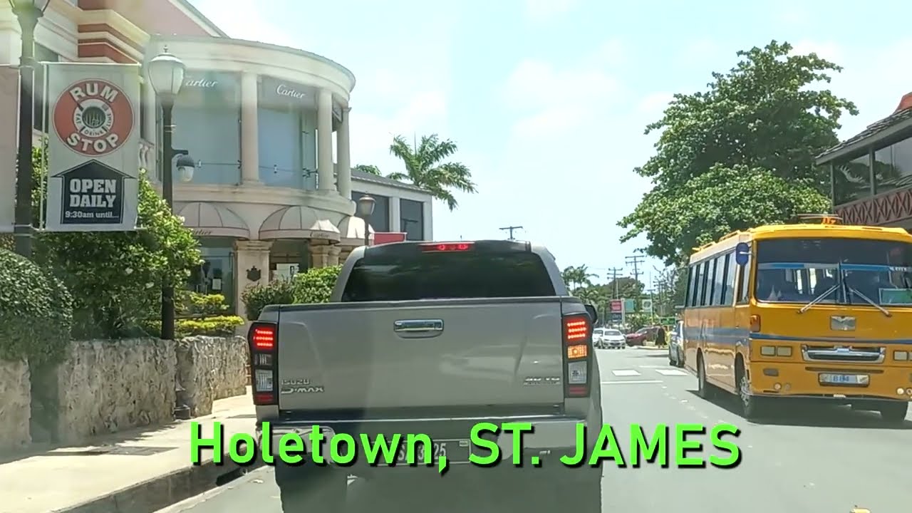 Driving in Barbados - Speightstown to Eagle Hall Pt  1