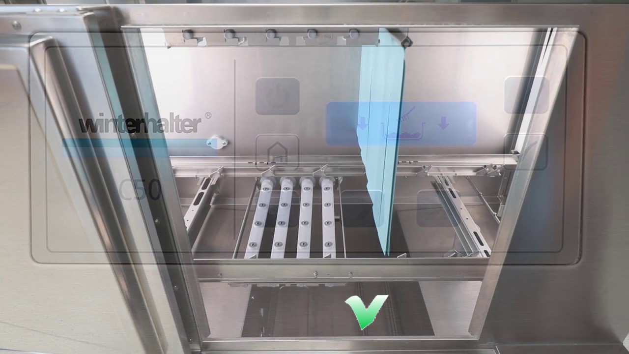 C50 switching off and cleaning Dishwasher