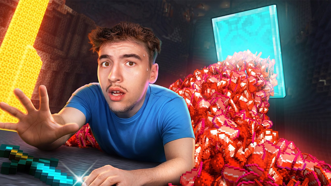 Survivre à 1 MILLION de Super Minerais sur Minecraft !