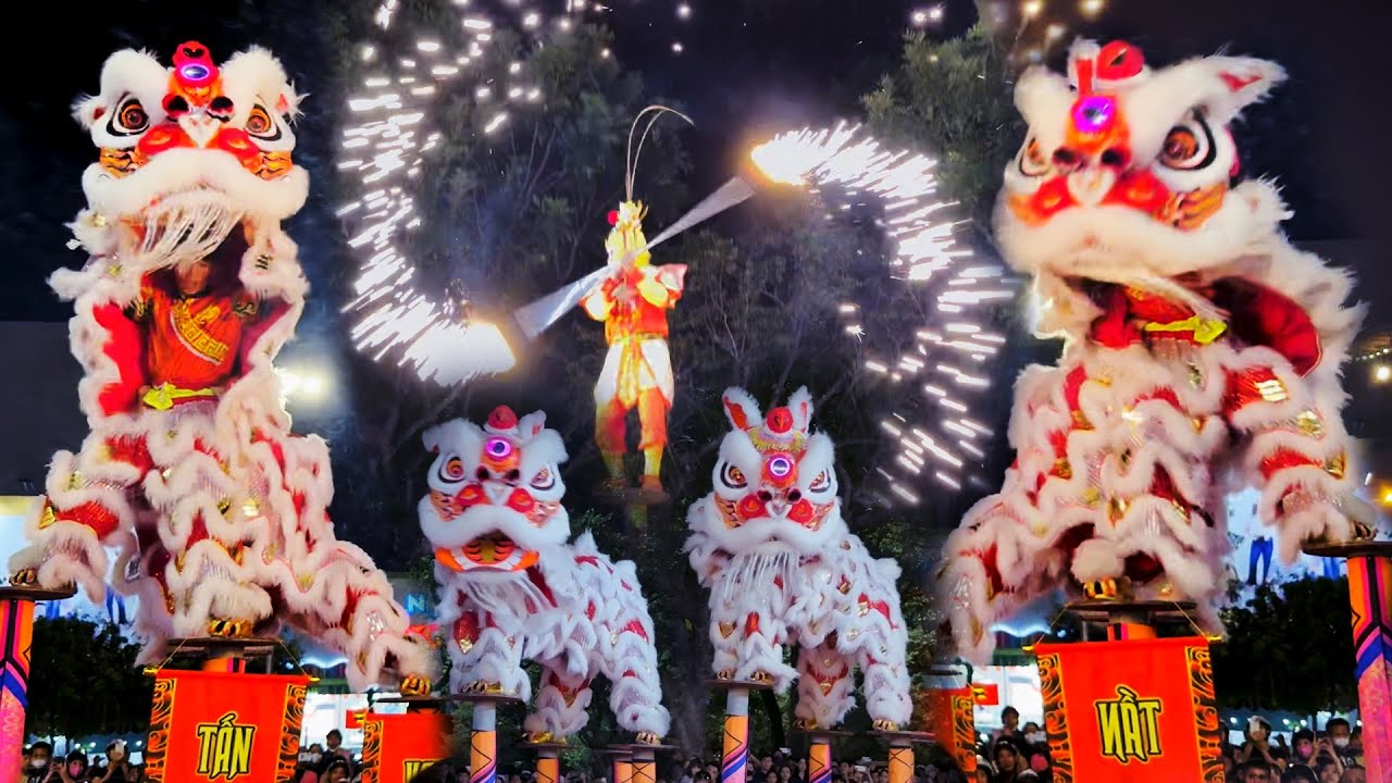 Múa Lân Ông Địa Dễ Thương vui Tết Trung Thu 2025 Hay Nhất đoàn LSR New Style diễn Lân Sư Rồng