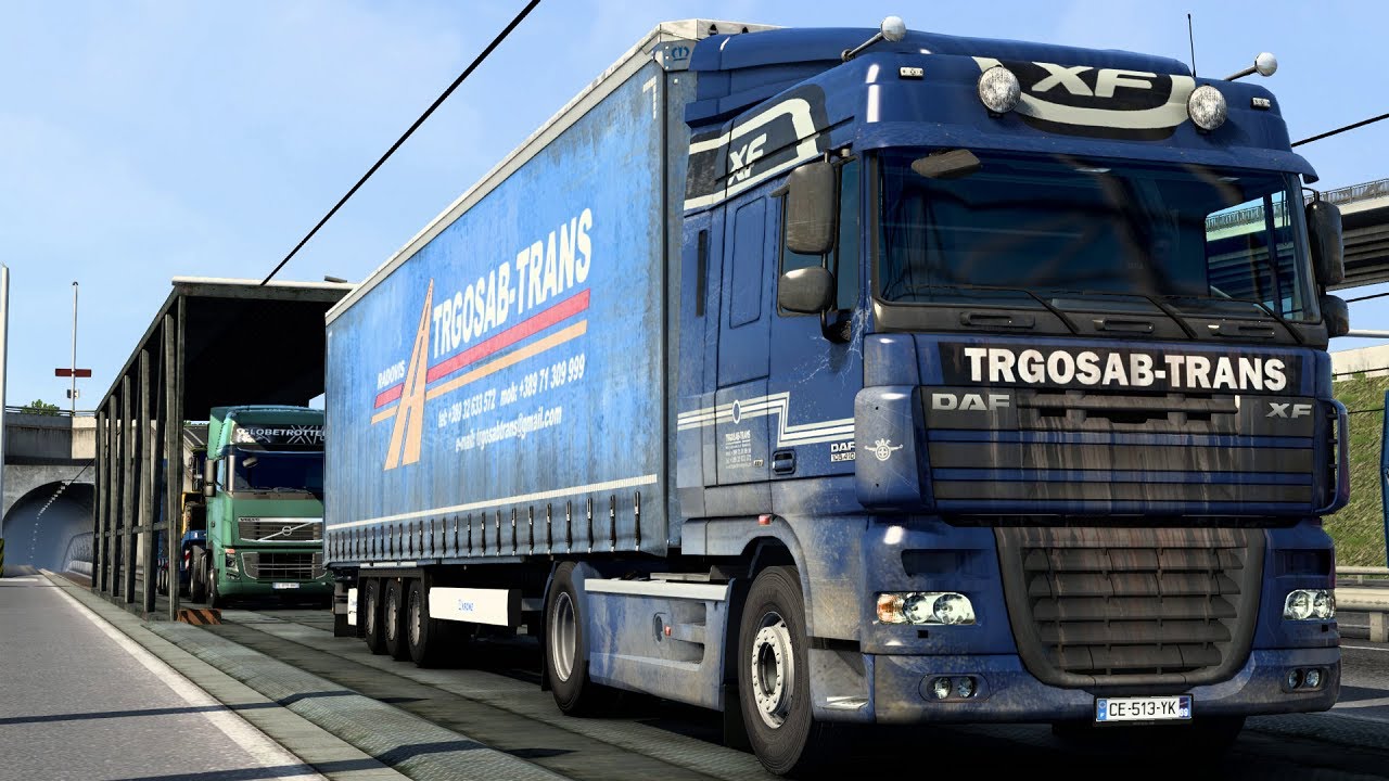 ets2 1.40 DAF XF 105 Open Pipe Sound Mod