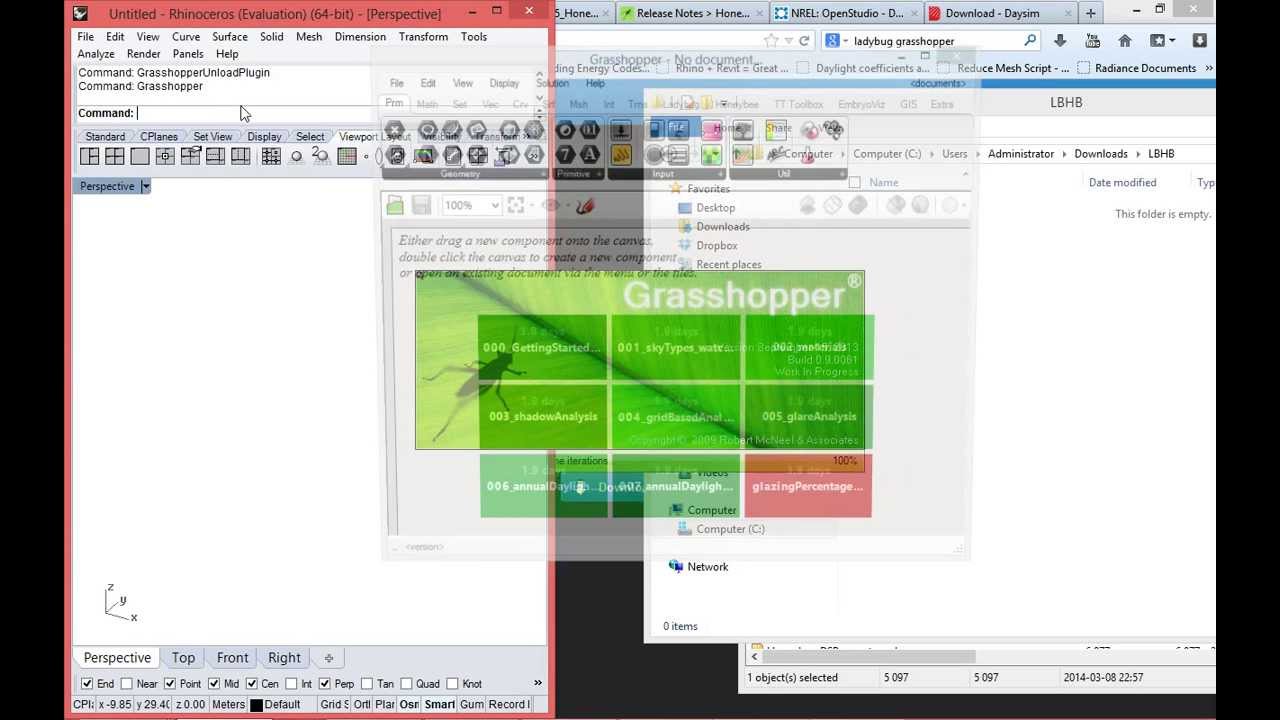 How to Install Radiance, Daysim, Ladybug and Honeybee