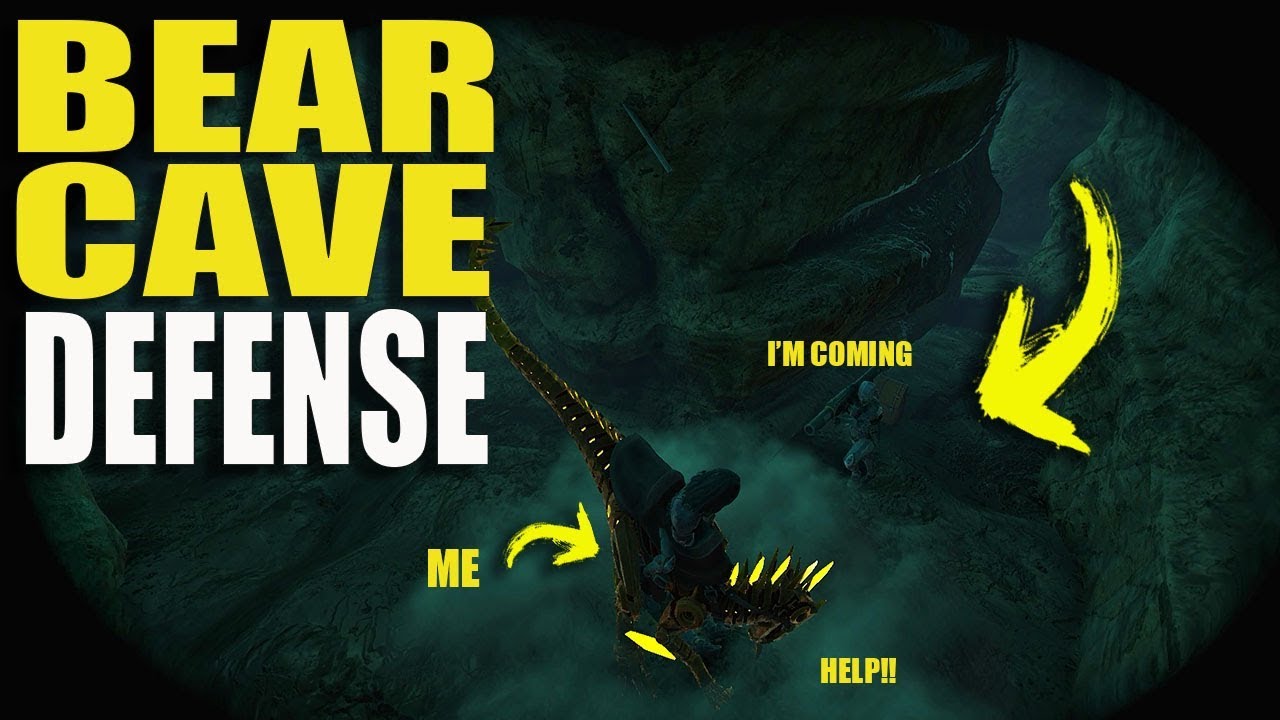 DEFENDING OUR BEAR CAVE! - OFFICIAL SMALL TRIBE SERVERS PVP S2 Ep8 | ARK: SURVIVAL EVOLVED
