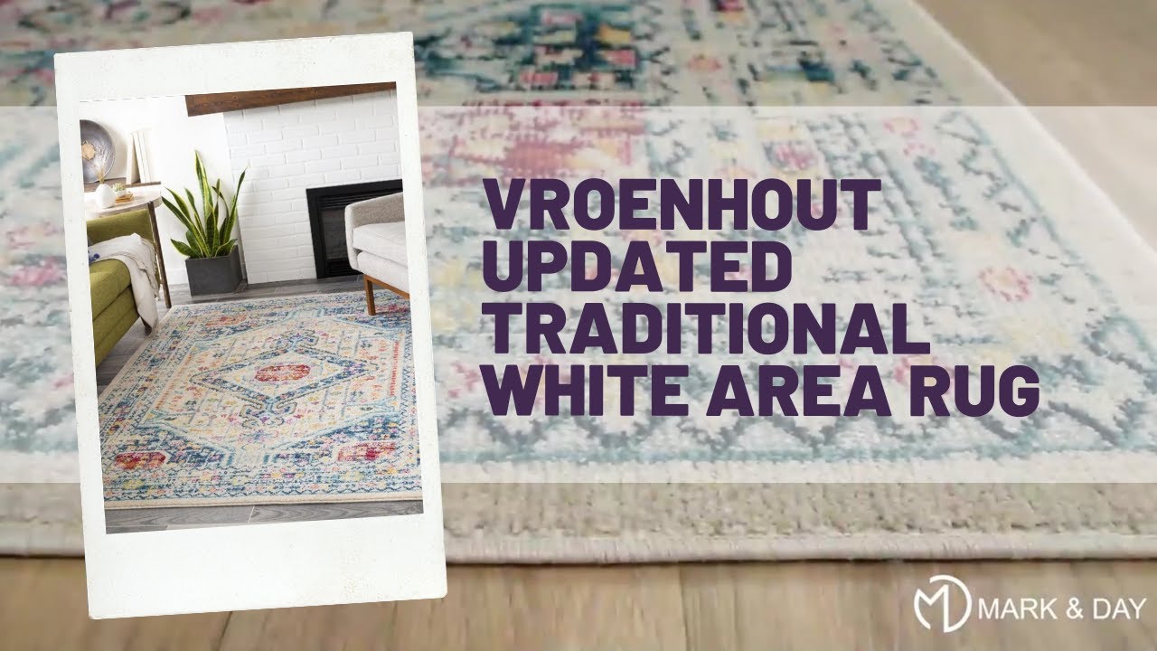 Vroenhout Updated Traditional White Area Rug