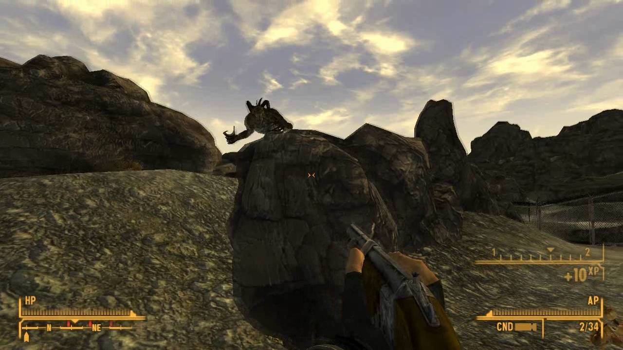 FALLOUT EPIC FAIL!!! Deathclaw Alpha Male encountered at LEVEL 1