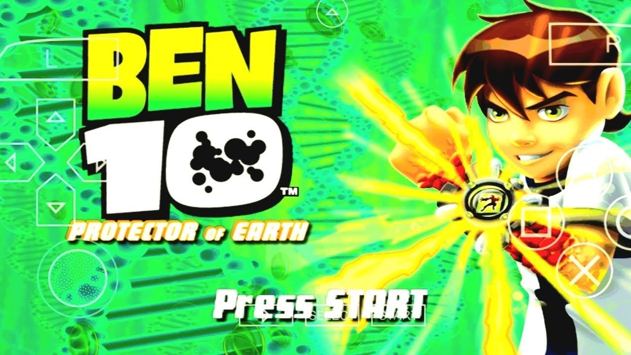 Ben 10 protector of earth ppsspp game play video