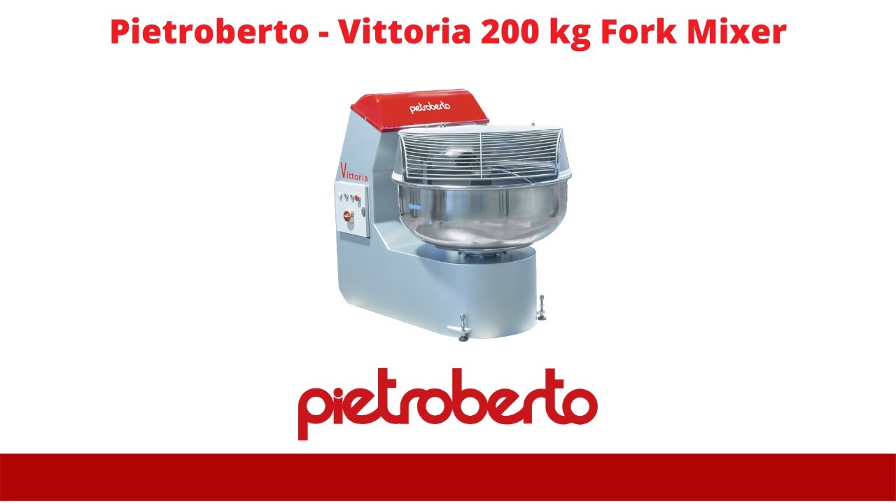 Pietroberto - Vittoria 200 kg Fork Mixer - Vittoria 200kg Impastatrice a Forcella