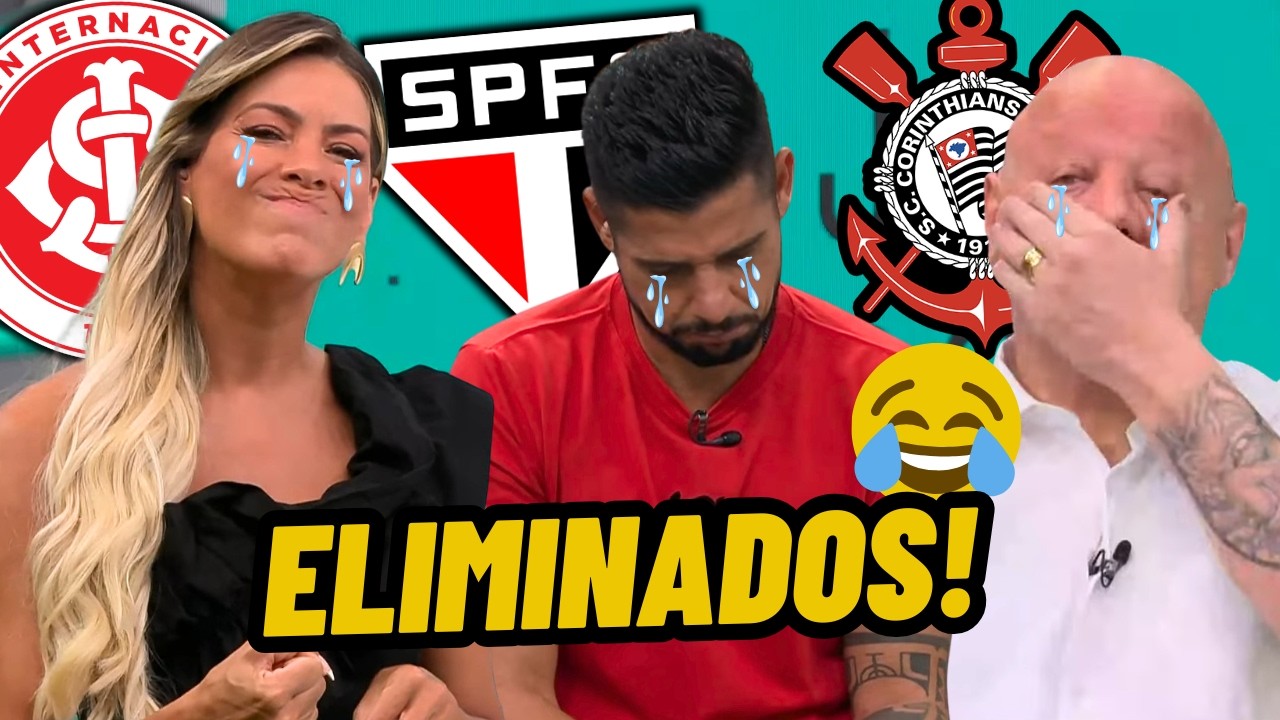 RENATA FAN, CICINHO e RONALDO SÃO ZOADOS APÓS INTER, SÃO PAULO e CORINTHIANS PERDEREM | Jogo Aberto