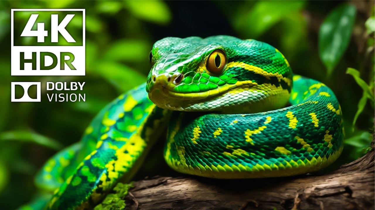 Planet Animals 4K HDR 60FPS Dolby Vision | Cinematic music (dynamic color)