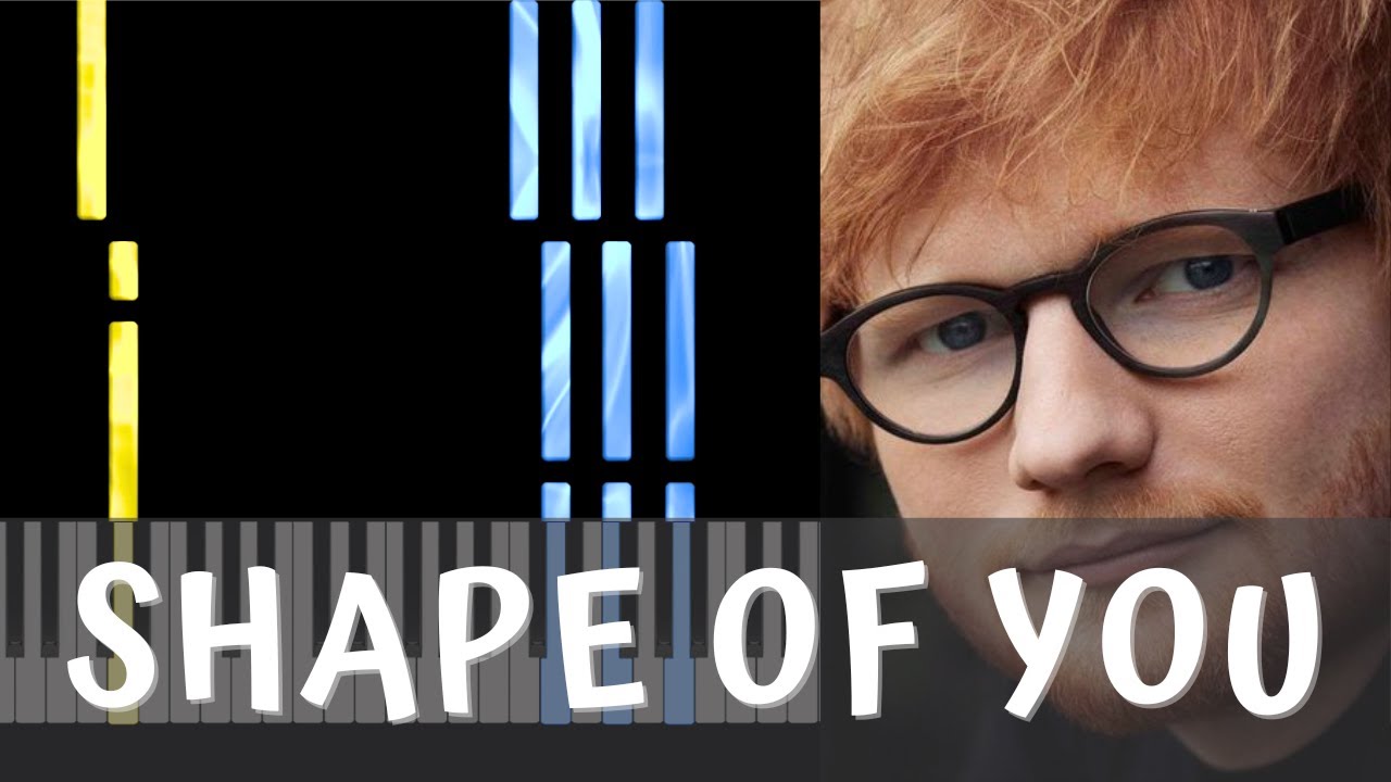 TUTORIAL PIANO - ED SHEERAN - SHAPE OF YOU (Accompagnement vocal)