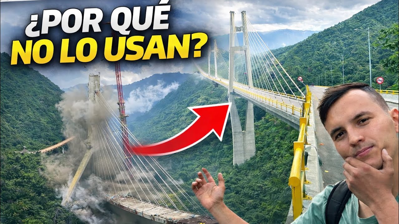 El Puente Chirajara: colapsó, lo reconstruyeron…PERO NADIE LO USA 