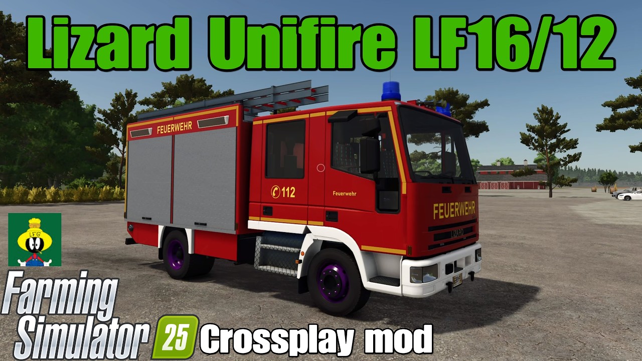 Модификация для кроссплатформенной игры Lizard Unifire LF16/12 / FS25
