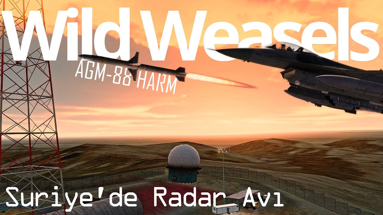 Rus Hava Savunma Sistemi NATO Jetlerine Karşı : F-16C Weasels Over Syria