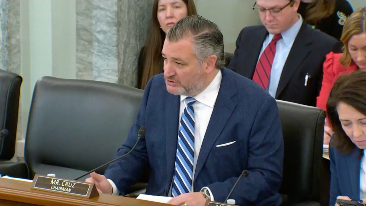 Sen. Ted Cruz Delivers Remarks on Broadcast Media Ownership Rules