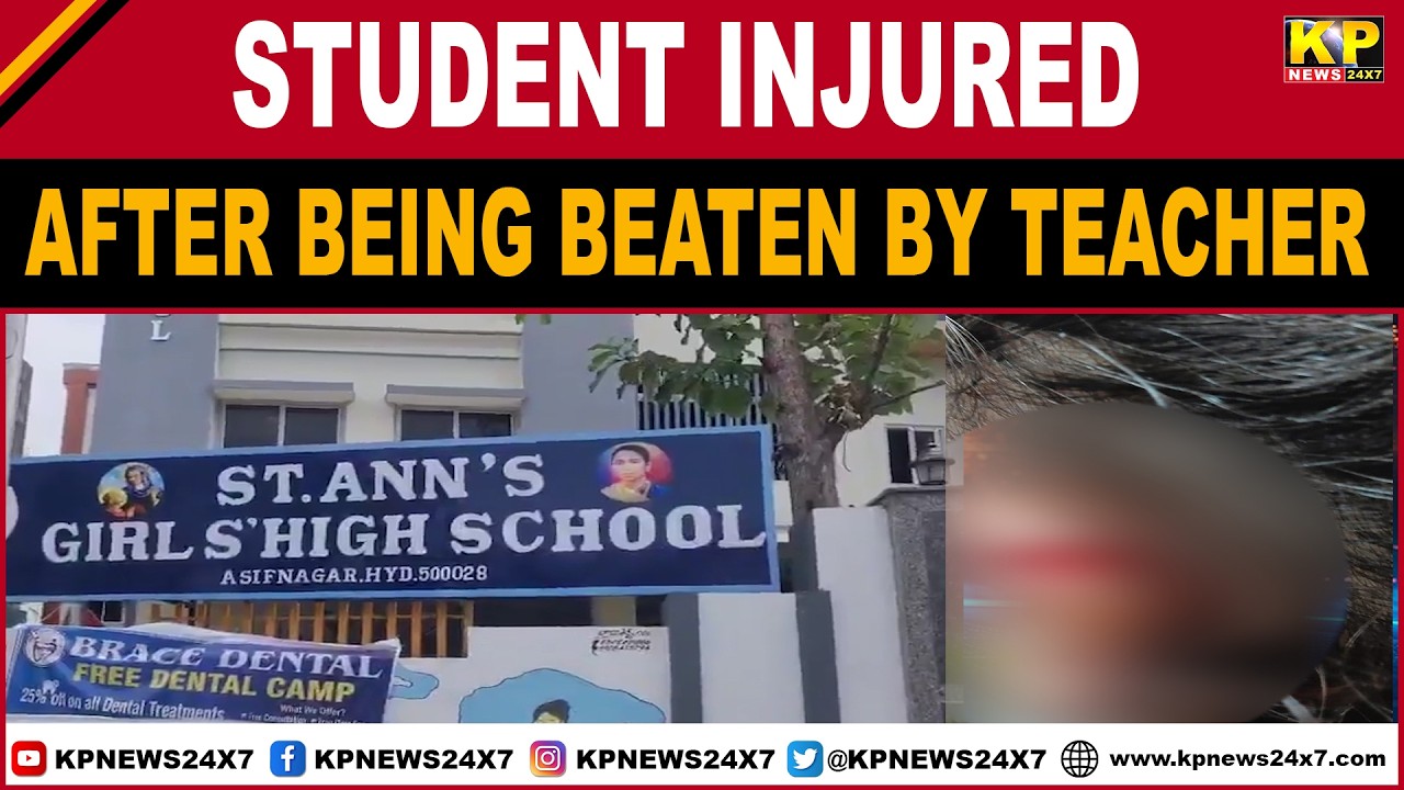 Hyderabad News | Student Injured After Being Hit By Teacher's Writing Pad