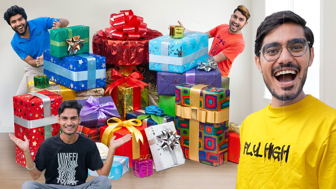 Big Surprise- 25 Gifts For Amit on 25th Birthday🔥 | अमित भाई के होश उड़ गए