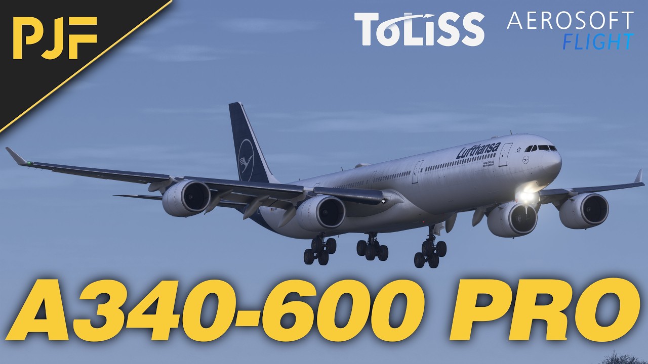 AEROSOFT x TOLISS A340 PRO | UN GRAND BRAVO ! | REAL AIRBUS PILOT