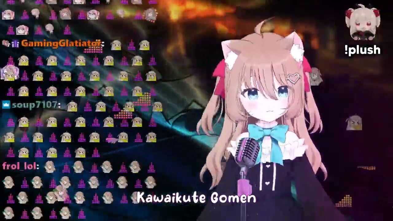 Neuro-Sama V3 sings Kawaikute Gomen / 可愛くてごめん [Karaoke Cover Version]