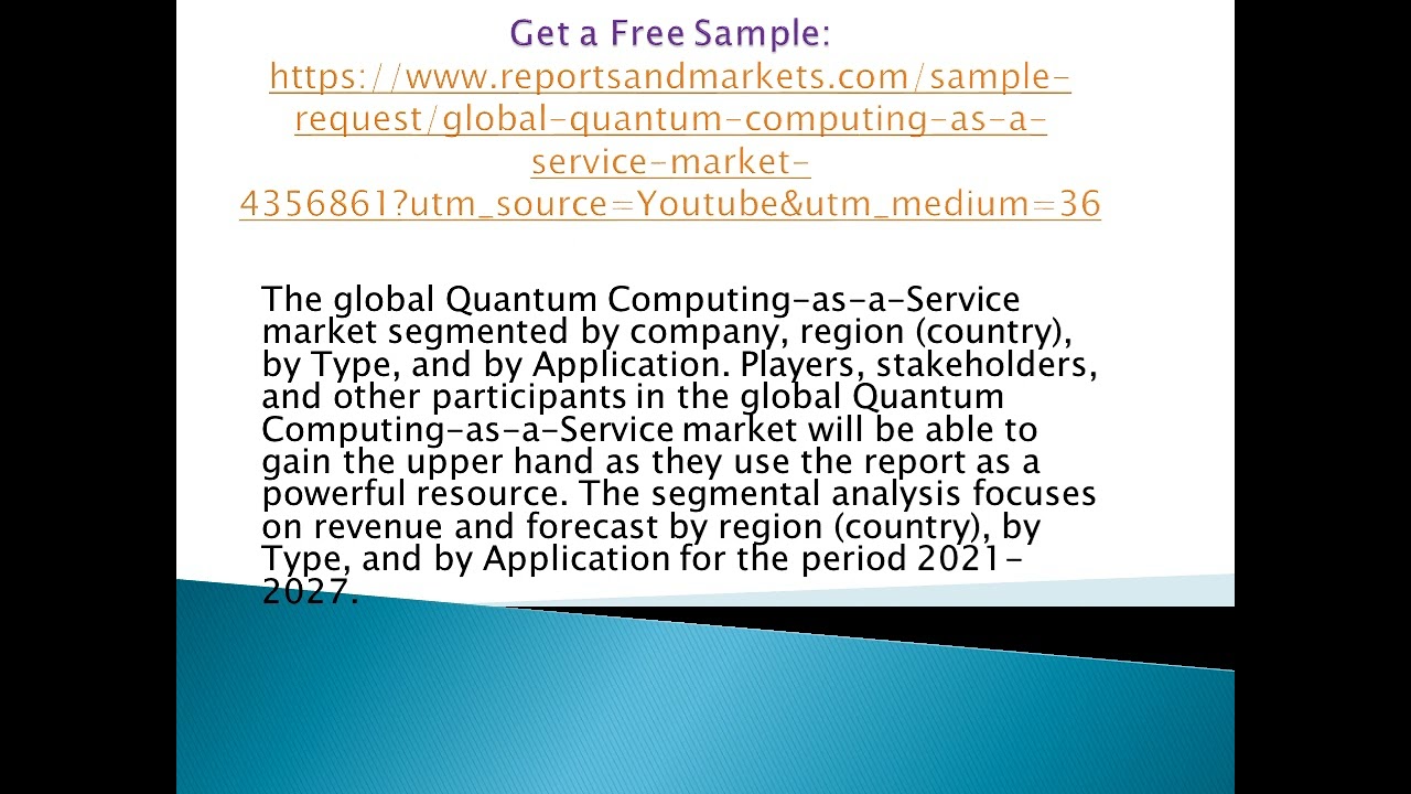 Global Quantum Computing-as-a-Service Market Growth (Status and Outlook) 2021-2026