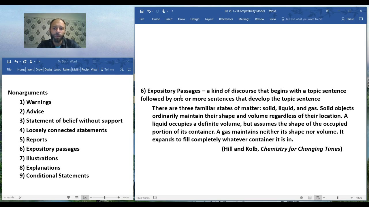 1.2 Recognizing Arguments