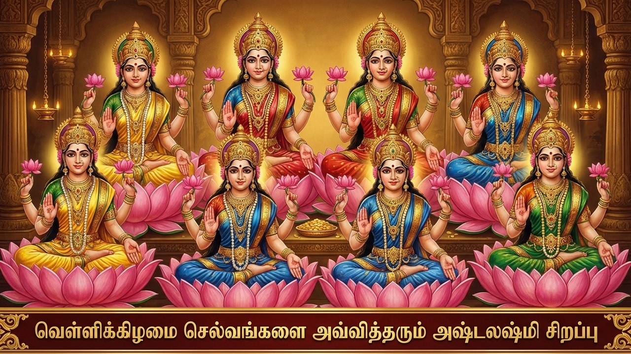 Friday Special Popular Ashtalaxmi Tamil Songs | Laxmi Amman Bhakti Songs | Laxmi Bhakti Padalgal