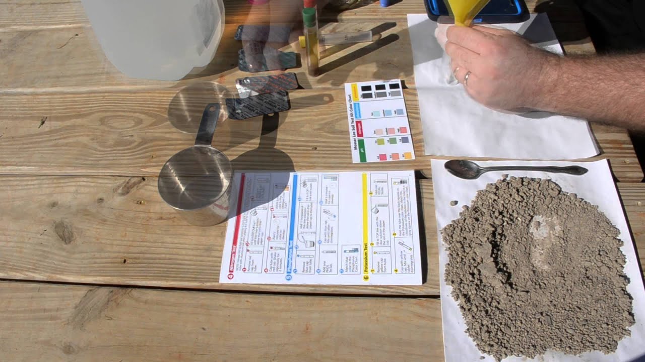 Soil Test - pH and NPK Nitrogen Phosphorus and Potassium