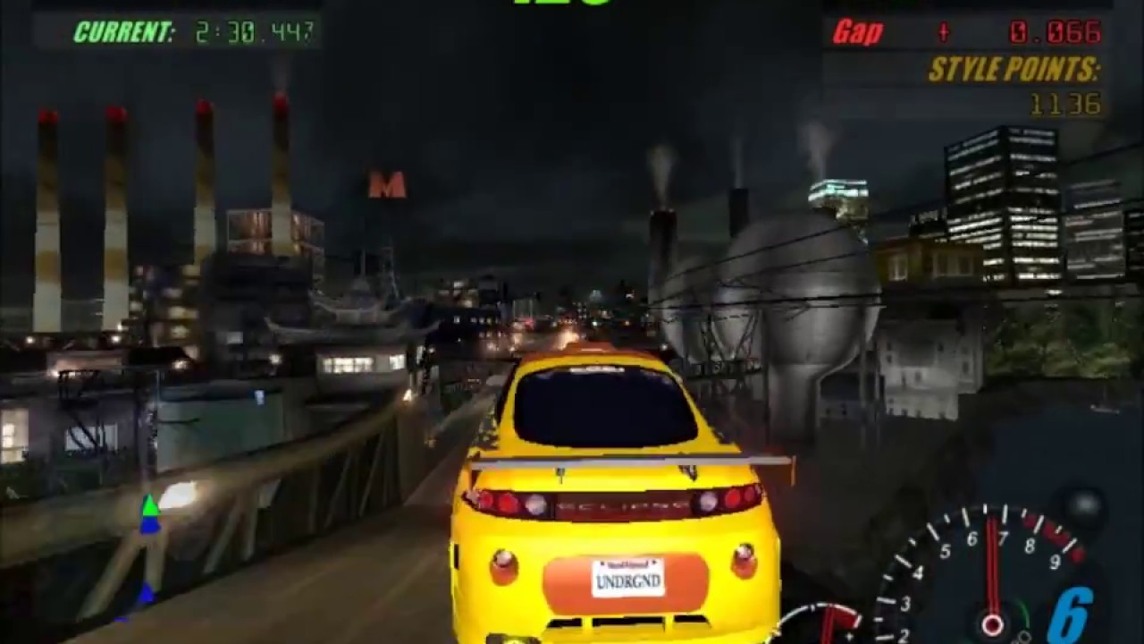 Need for Speed Underground Arcade (Market Street race)