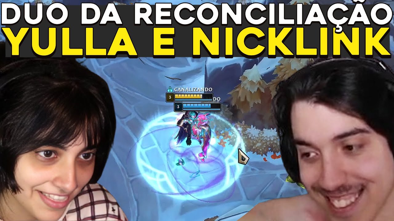YULLA E NICKLINK NO DUO DA RECONCILIAÇÃO, INVEFAVEL 1V9 ITENS 2026 - RENECRODILO LEAGUE OF LEGENDS