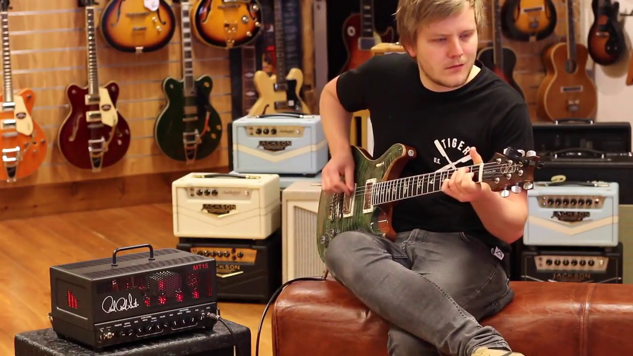 PRS MT15 Mark Tremonti signature amp head - DEMO