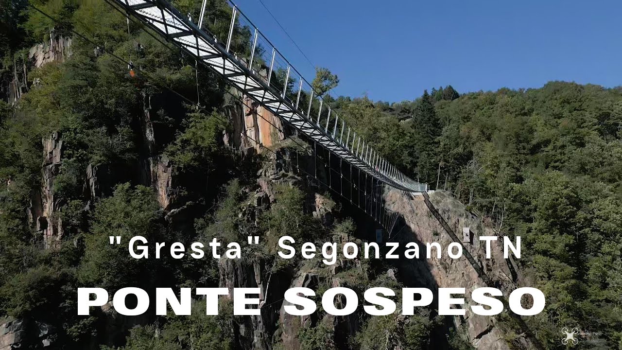 #4k Nuovo Ponte Sospeso di 200 metri...#trentino #tibetano