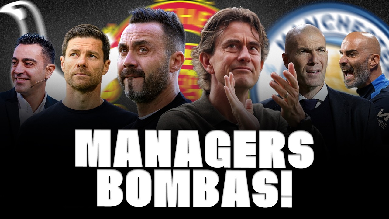 🚨💣 TWO MANAGERS OUT! MADNESS FOR THE SUMMER! DE ZERBI, SPURS JOB, XABI ALONSO, XAVI, ZIDANE, TUCHEL…
