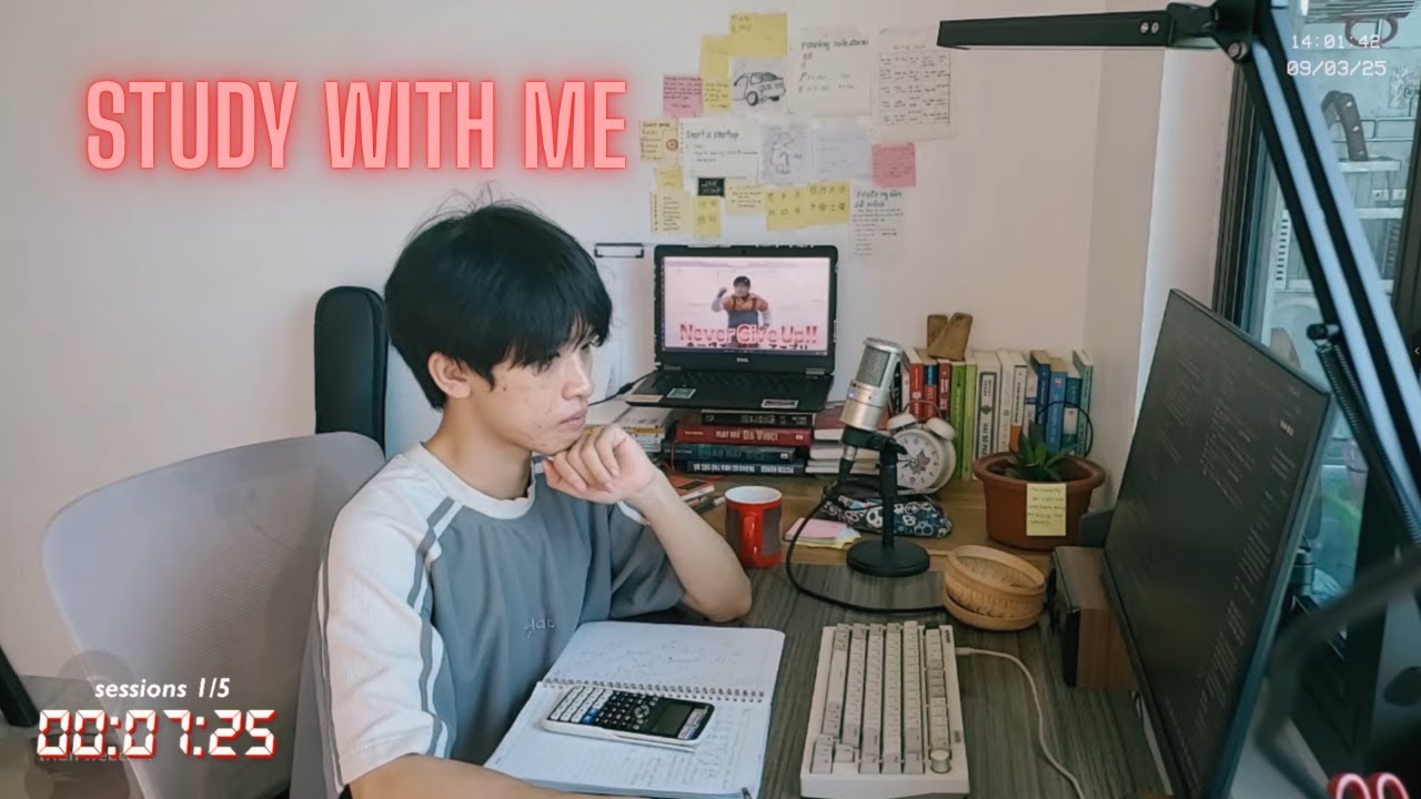 LIVE 8-Hour Study With Me | Pomodoro 60/10